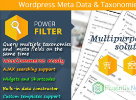 Meta Data & Taxonomies Filter