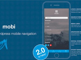 mobi – Mobile-first WordPress Responsive Navigation Menu