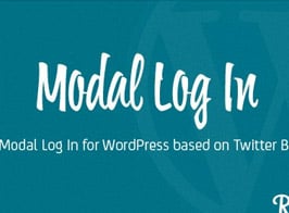 Modal Log In for WordPress
