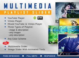 Multimedia Playlist Slider Addon for WPBakery Page Builder