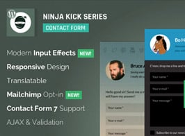 Ninja Kick WordPress Contact Form Plugin