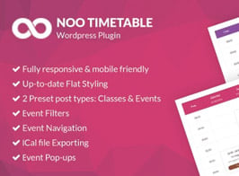 Noo Timetable – Responsive Calendar & Auto Sync WordPress Plugin
