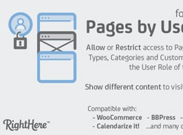 Pages by User Role for WordPress