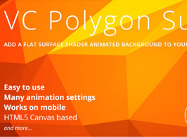 Polygon Surface Background – Visual Composer
