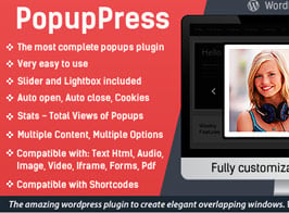 PopupPress – Popups with Slider & Lightbox for WordPress