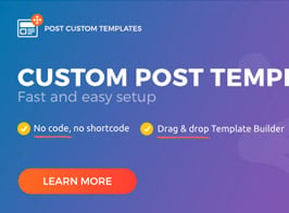 Post Custom Templates Pro