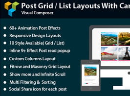 Post Grid/List Layout With Carousel – Visual Composer