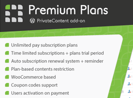PrivateContent – Premium Plans