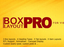 Pro Box Layout – for Visual Composer : Displaying Post & Custom Post in a News & Magazine Style