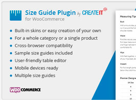 WooCommerce Product Size Guide