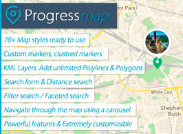Progress Map WordPress Plugin