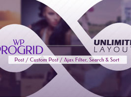 Pro Grid – Ajax Post, Custom Post Display + Filter
