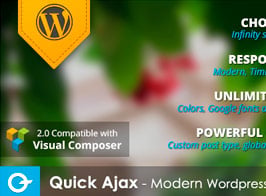 Quick Ajax – Modern WordPress Ajax Query Posts
