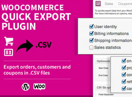 Quick Export Plugin – WooCommerce