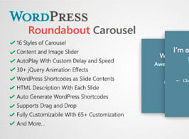 Roundabout – WordPress Carousel Slider Plugin
