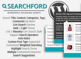 Searchford WordPress Advanced Search