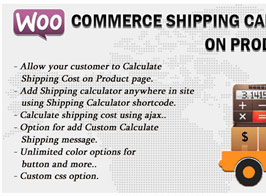 Woocommerce Shipping Calculator On Product Page