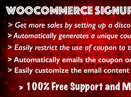 Signup Discount – WooCommerce