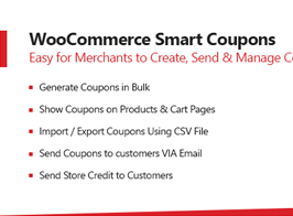 Woocommerce Smart Coupons – Extended Coupon Generator