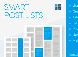 Smart Post Lists Widget – for WordPress