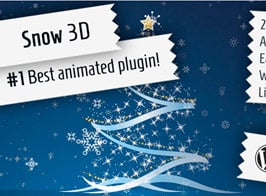 Snow 3D – Christmas Plugin for WordPress