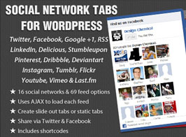 Social Network Tabs For WordPress