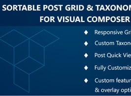 Sortable Grid & Taxonomy filter – Visual Composer