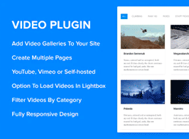 Sortable Video Embed WordPress Plugin
