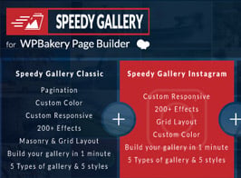 Speedy Gallery Addons for WPBakery Page Builder (formerly Visual Composer)