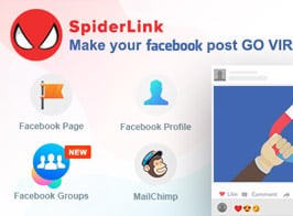 Facebook SpiderLink – Make Your Facebook Post GO VIRAL