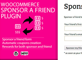 Sponsor a Friend – WooCommerce