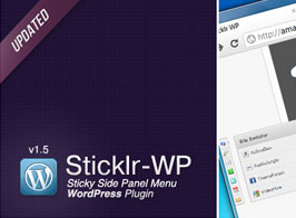 Sticklr WP – Sticky Side Panel WordPress Plugin