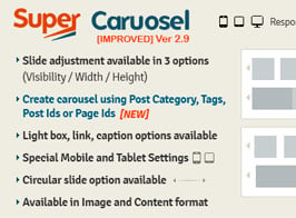 Super Carousel – Responsive WordPress Plugin