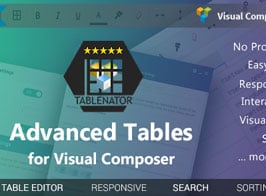 Tablenator – Easy & Advanced Tables for WordPress