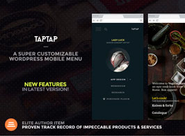 TapTap: A Super Customizable WordPress Mobile Menu