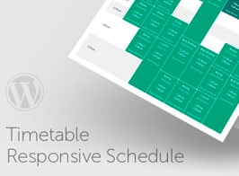 Timetable – Responsive Schedule For WordPress