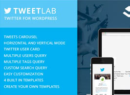 Tweetlab – Twitter slider & Usercard for WordPress