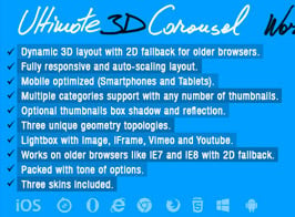 Ultimate 3D Carousel WordPress Plugin