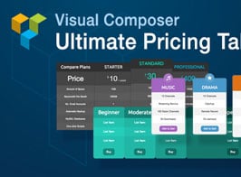 Ultimate Pricing Tables – Visual Composer