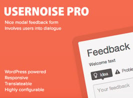 Usernoise Pro – Modal Feedback & Contact form