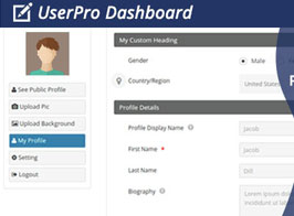 UserPro Dashboard