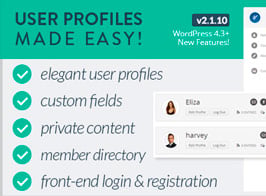 User Profiles Made Easy – WordPress Plugin