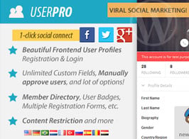 UserPro – Community and User Profile WordPress Plugin