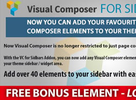 Visual Composer in Sidebars