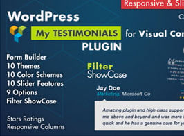 Testimonials Showcase for Visual Composer Plugin