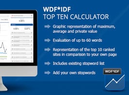 WDF*IDF SEO Calculator