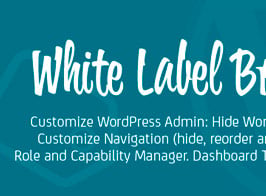 White Label Branding for WordPress