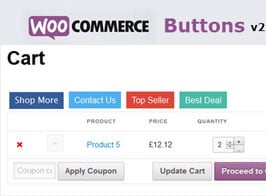 WooCommerce Buttons – Shop More, Contact Us etc