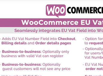 WooCommerce Eu Vat & B2B