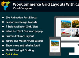 Woocommerce Grid with Carousel – Visual Composer